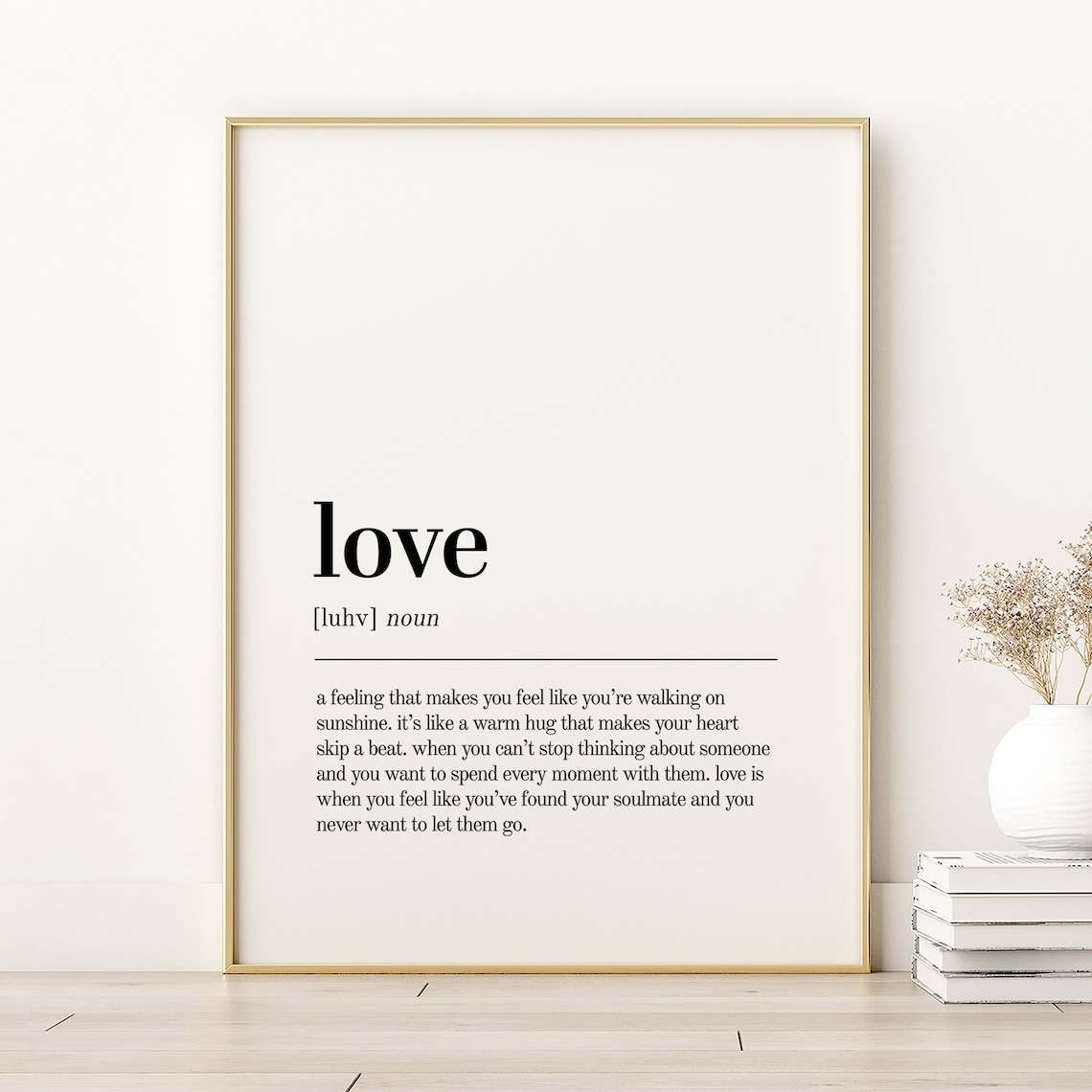 Love Definition Poster Print