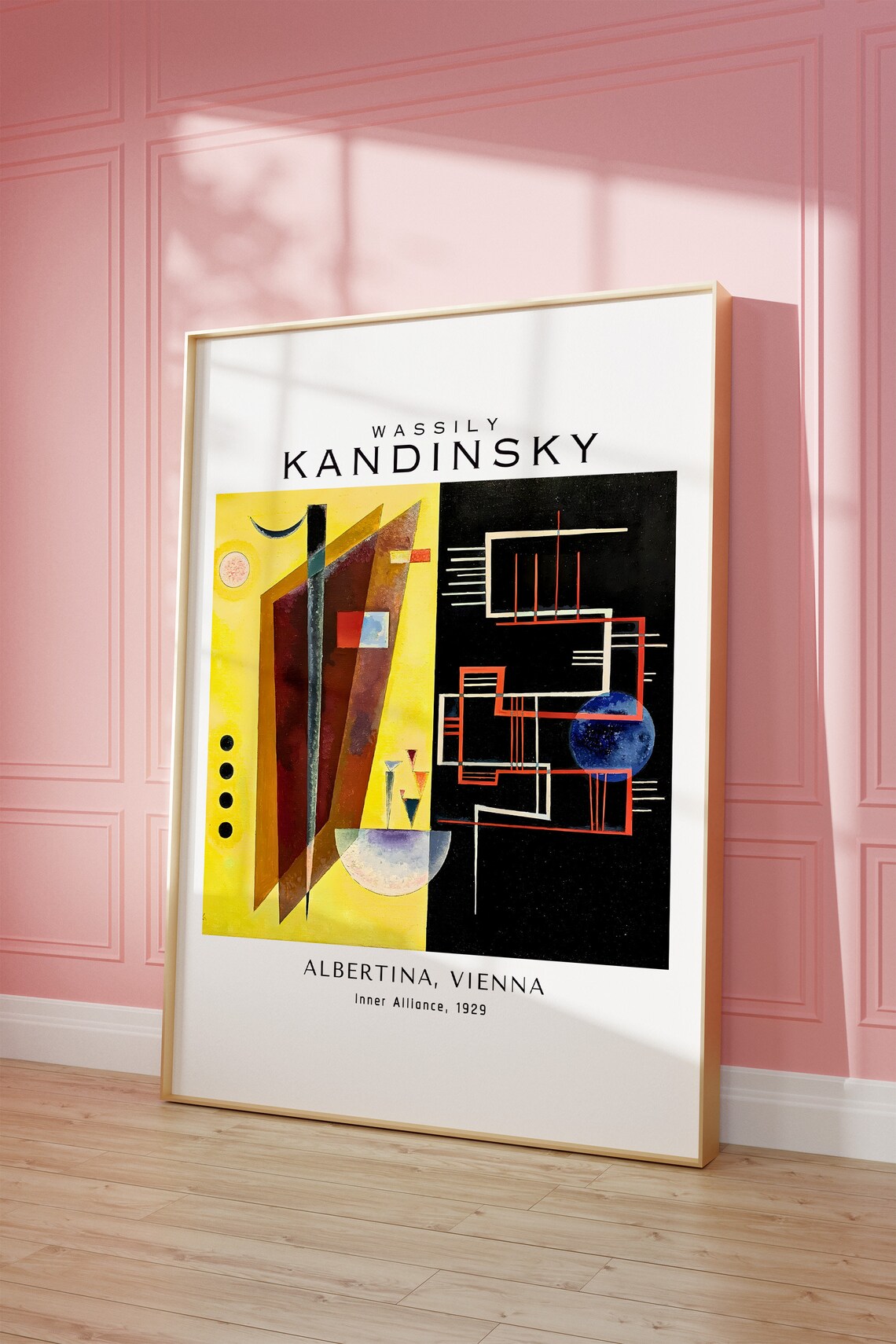 Wassily Kandinsky Inner Alliance 1929 Bauhaus Abstract Art Poster