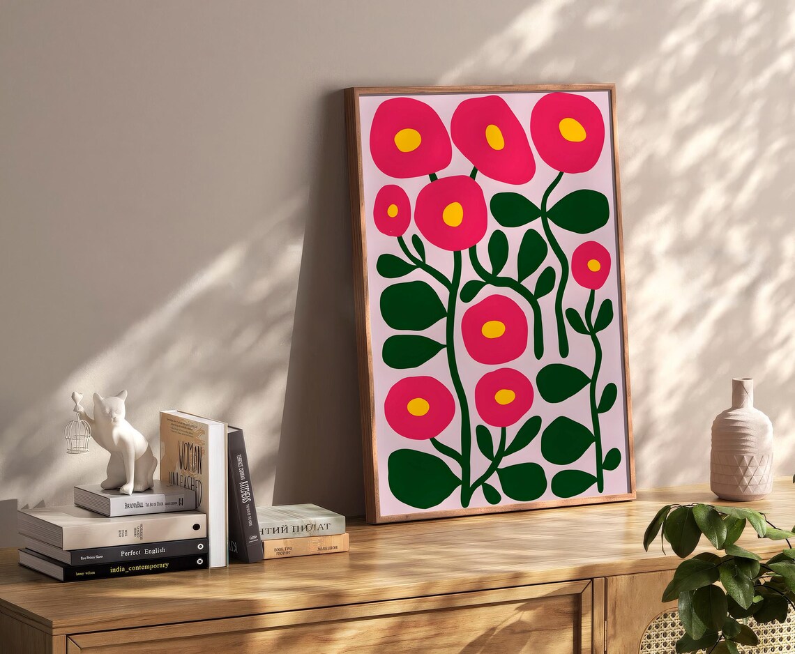 Henri Matisse Flower Boho Style Art Print - Image 2