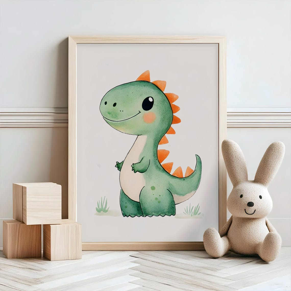 Nursery Decor Baby Room Wall Art Nursery Decor Prints Animal Boho Kids Room Decor Instant Playroom Print - Image 2