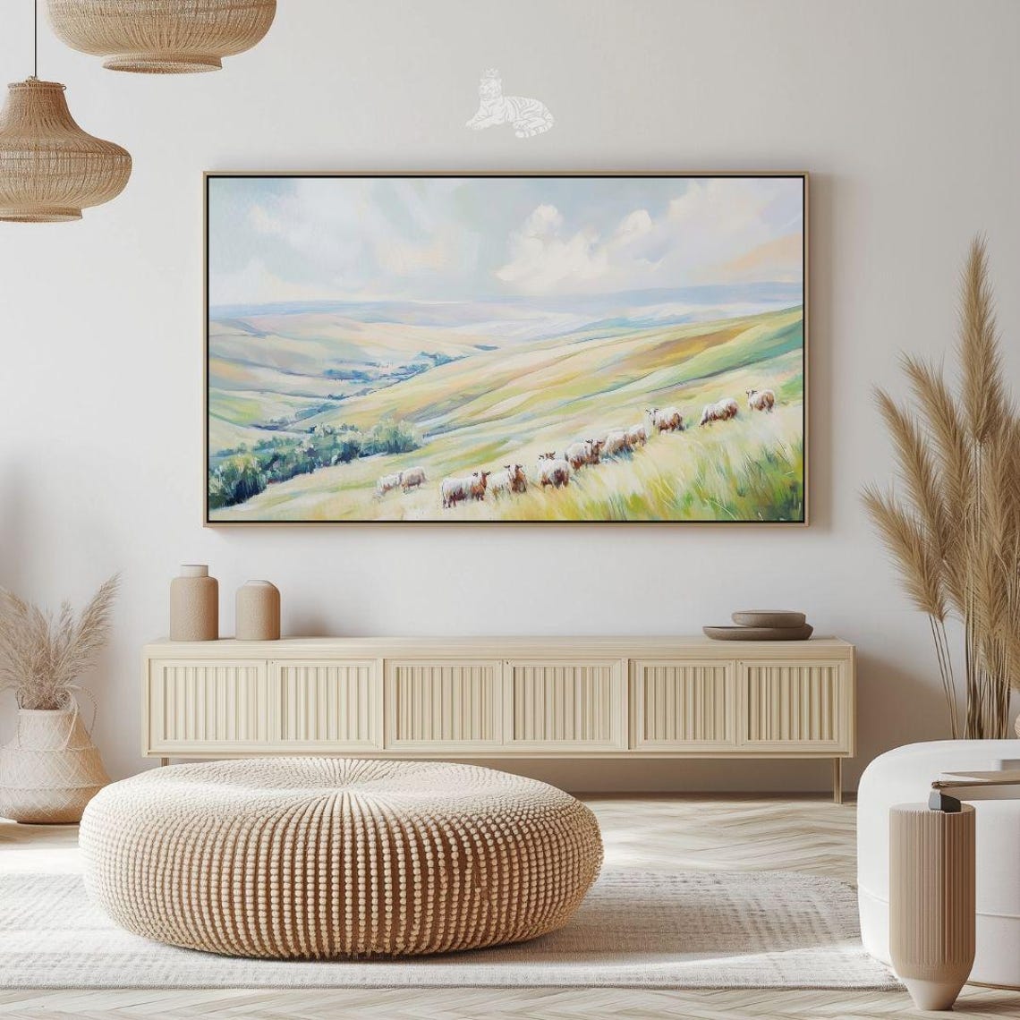 Frame Tv Art Frame Tv Art Art For Frame Tv Rustic Landscape Farmhouse Decor Cottage Wall Art - Image 2