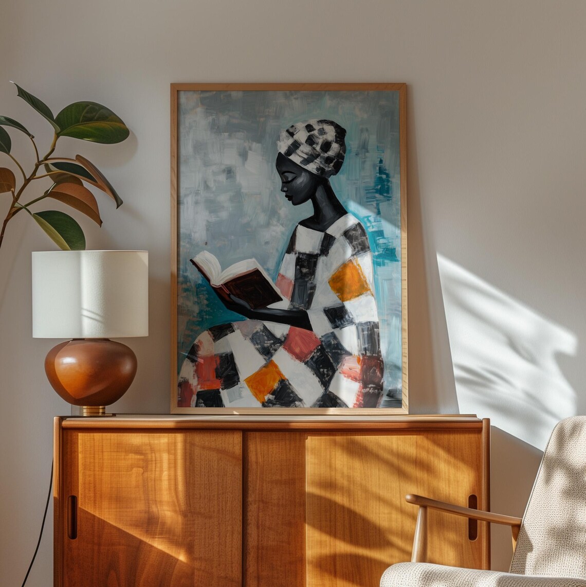 Geometrical People Contemporary Wall Art Print - Image 2