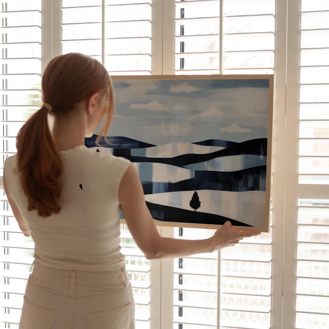 Modern Abstract Landscape, Minimalist Nature Print - Image 3