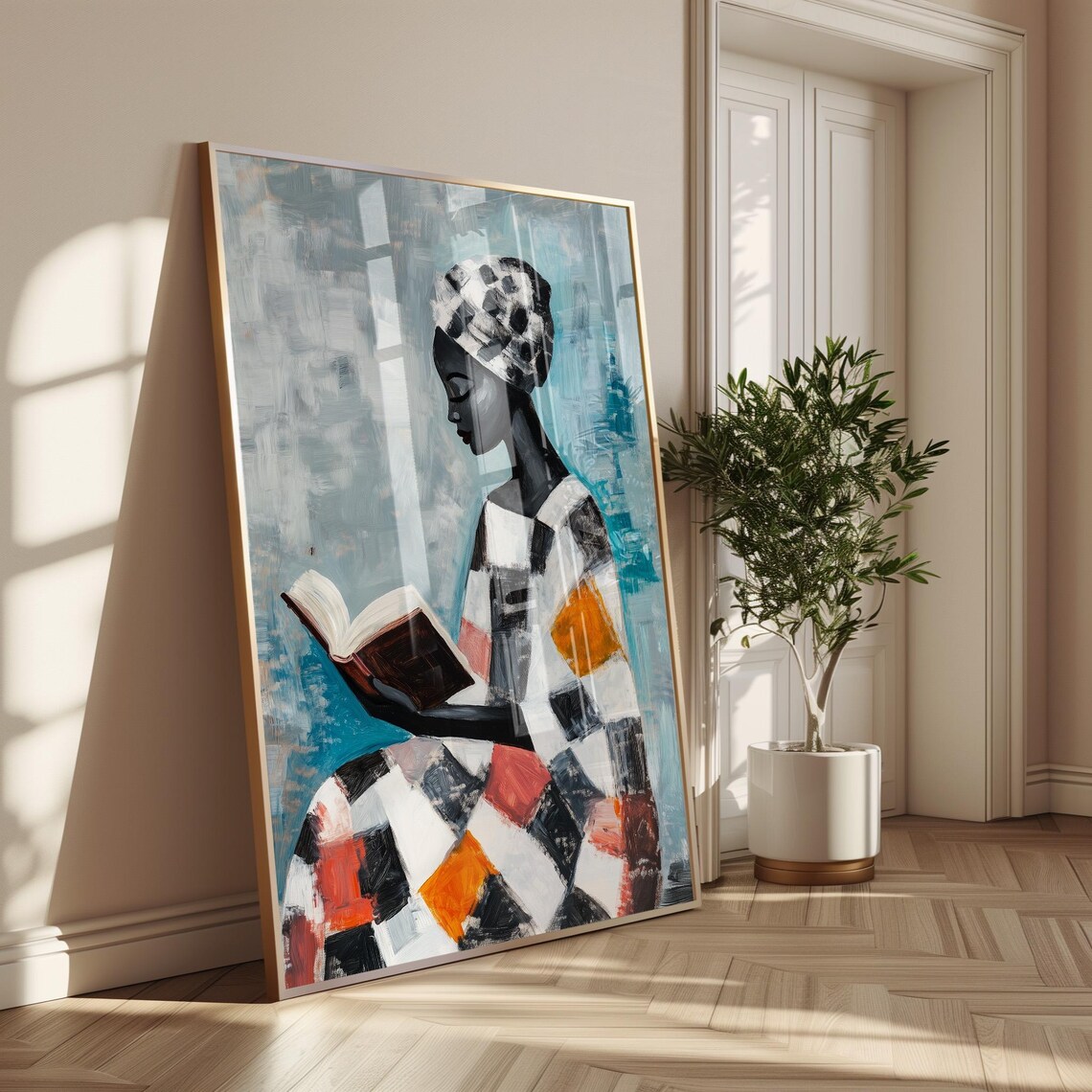 Geometrical People Contemporary Wall Art Print - Image 4