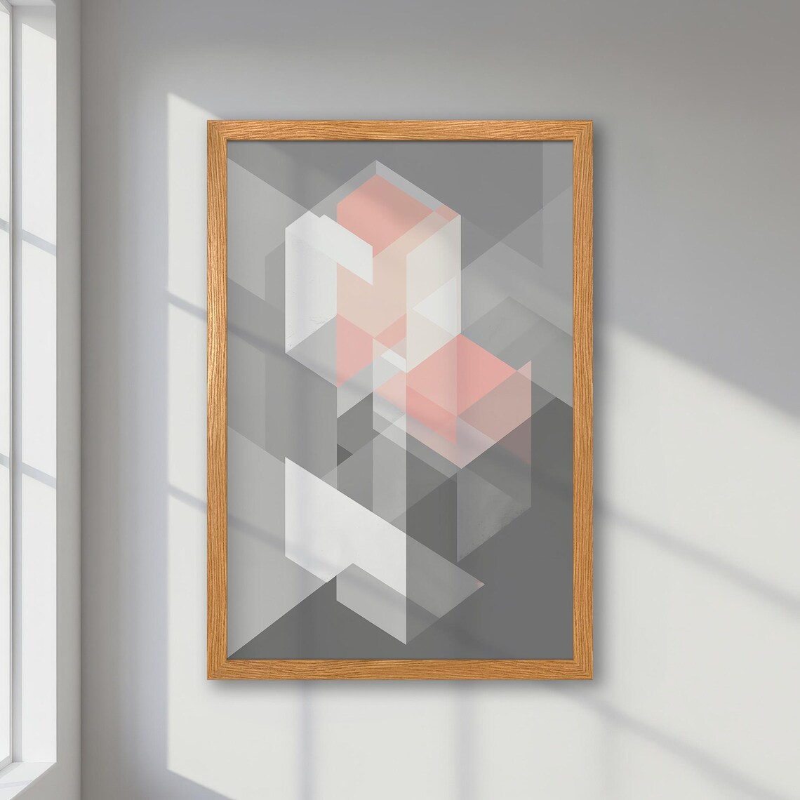 Abstract Geometric Art, Modern Minimalist Style