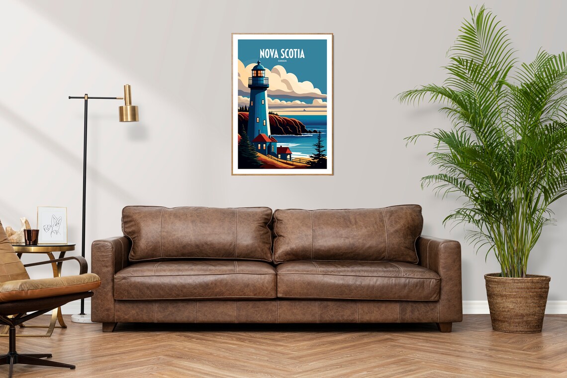 Nova Scotia National Park Travel Poster, Canada - Image 3