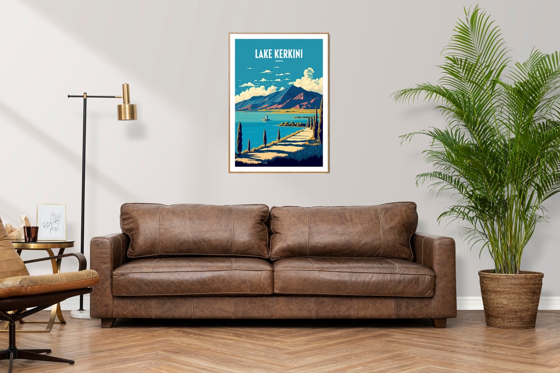 Lake Kerkini Greece Travel Print Lake Kerkini Greece Seaside Travel Art Lake Kerkini Travel Print Greece Print Greece Island Poster - Image 3