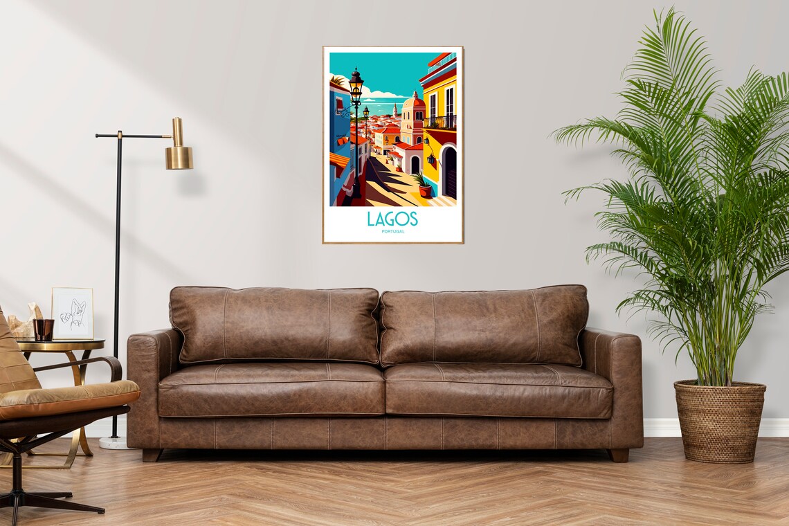 Lagos Portugal Travel Poster, City Wall Art - Image 2