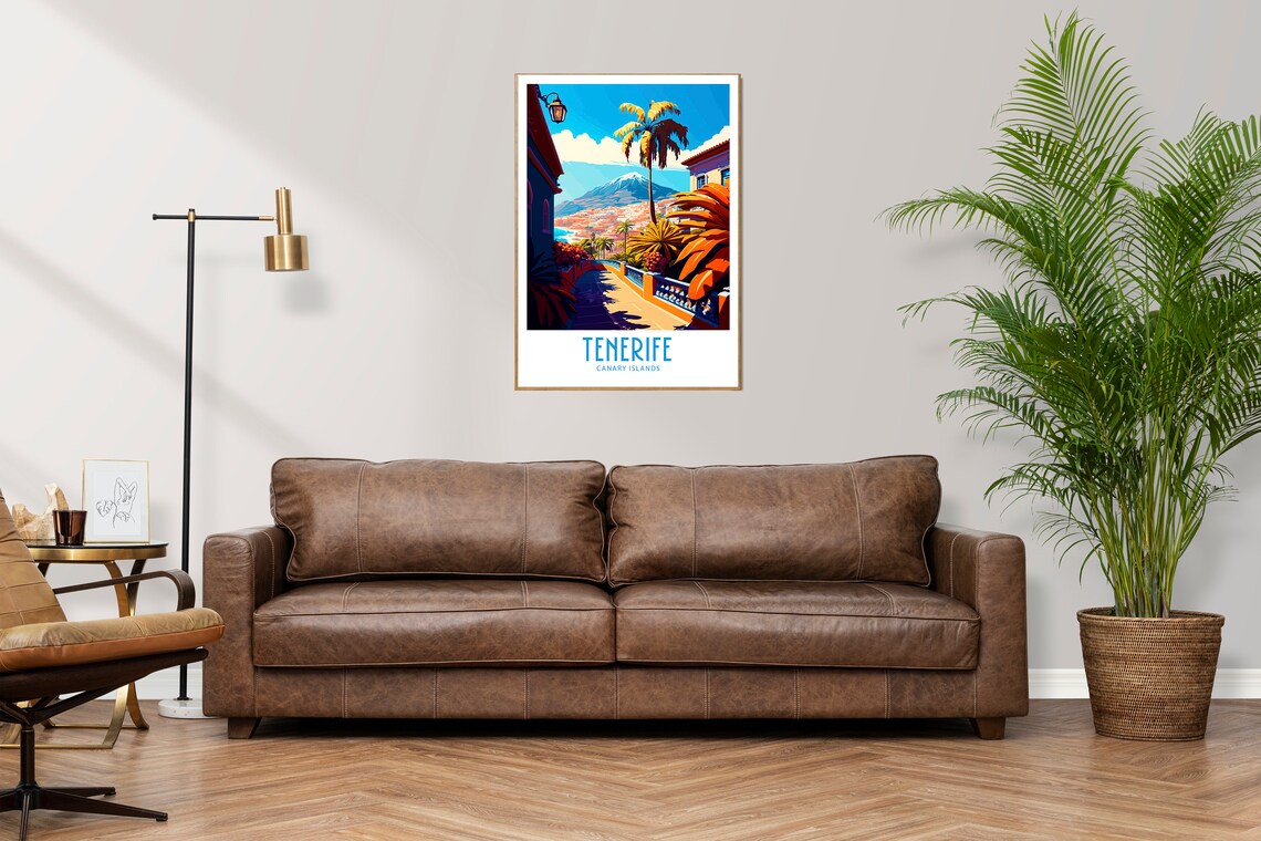 Tenerife Travel Print, Spain Home Decor Poster - Image 2