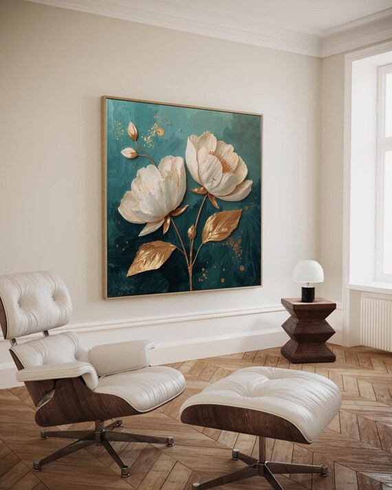 Golden Leaves Dancing In The Wind Artwork Wall Art