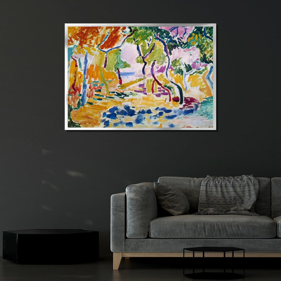 Henri Matisse Landscape At Collioure Fauvist Colorful Trees Poster - Image 4