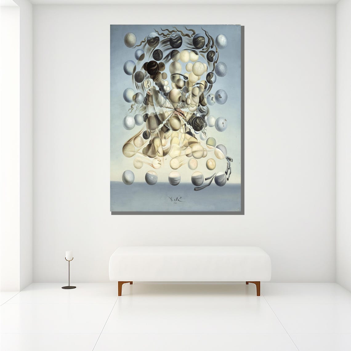 Salvador Dali Galatea Of The Spheres Floating Orbs Surreal Poster - Image 2