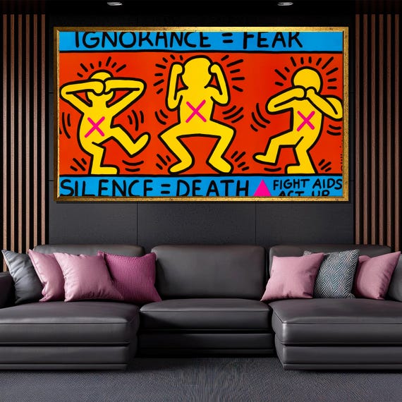 Bold Activist Pop Art Modern Wall Art With Vibrant Colors And Inspiring Message For Home Or Gift