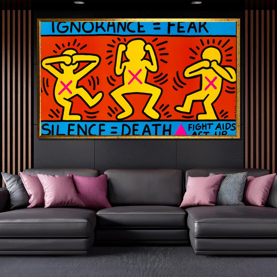 Bold Activist Pop Art Modern Wall Art With Vibrant Colors And Inspiring Message For Home Or Gift