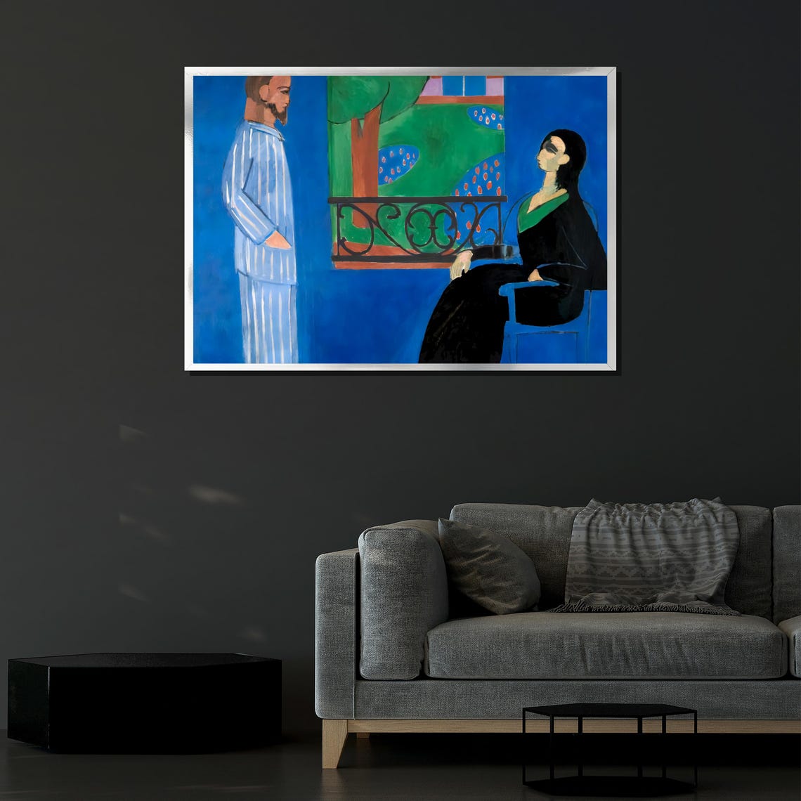 Henri Matisse Style Painting Modern Art Abstract Interior Scene Colorful Wall Decor Classic Artwork Gift - Image 4