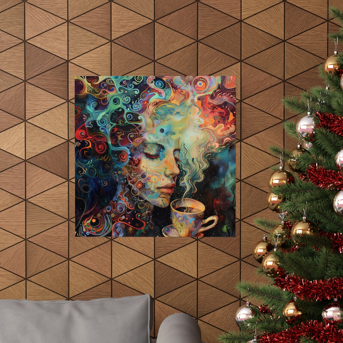 Coffee Aroma Therapy Abstract Art Print - Image 4