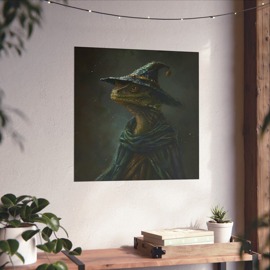 Wizard Lizard - Magical Witch Lizard Poster - Image 3