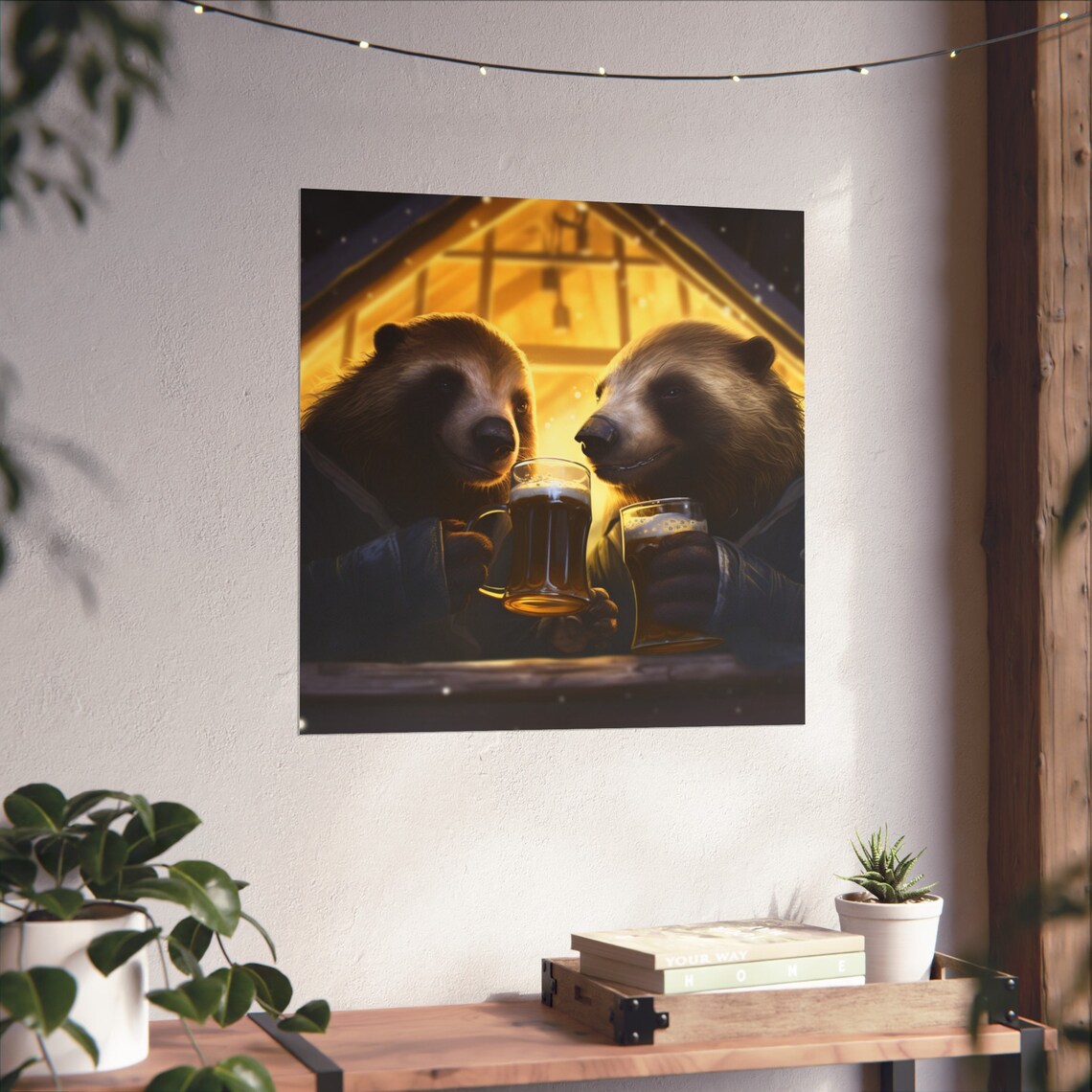 Honey Badger Don't Care, Man Cave Decor Poster