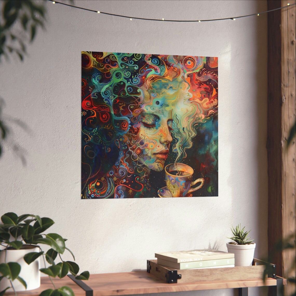 Coffee Aroma Therapy Abstract Art Print