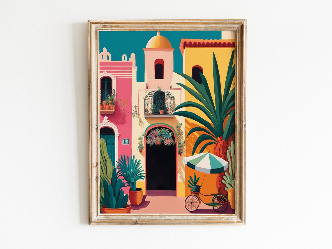 Mexico Travel Poster, Living Room Wall Decor - Image 2