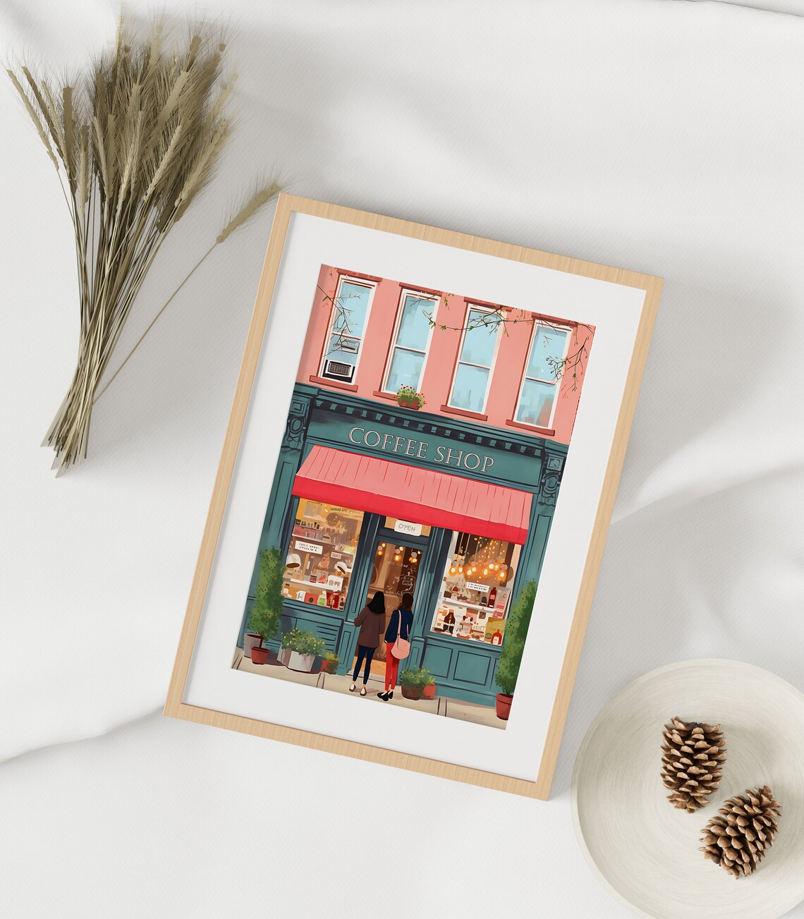 New York Coffee Shop Art Print, Cafe Poster - Image 3