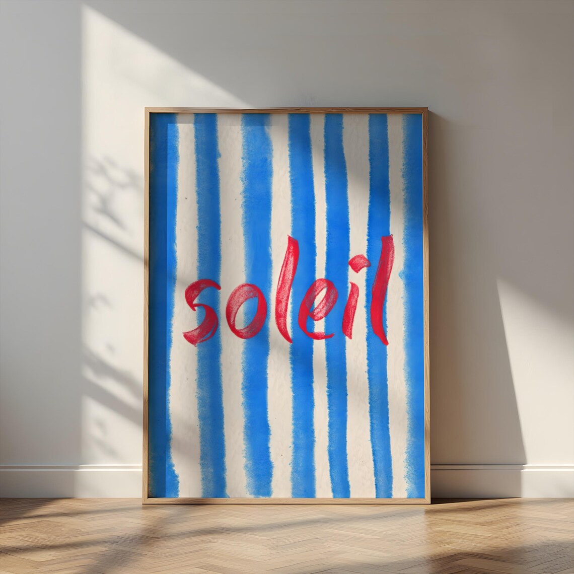 Soleil Retro French Summer Sunshine Art Print