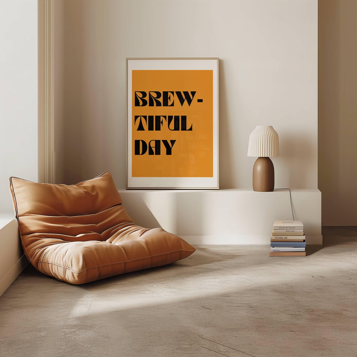Modern Minimalist Abstract Kitchen Coffee Lovers Poster - Image 3