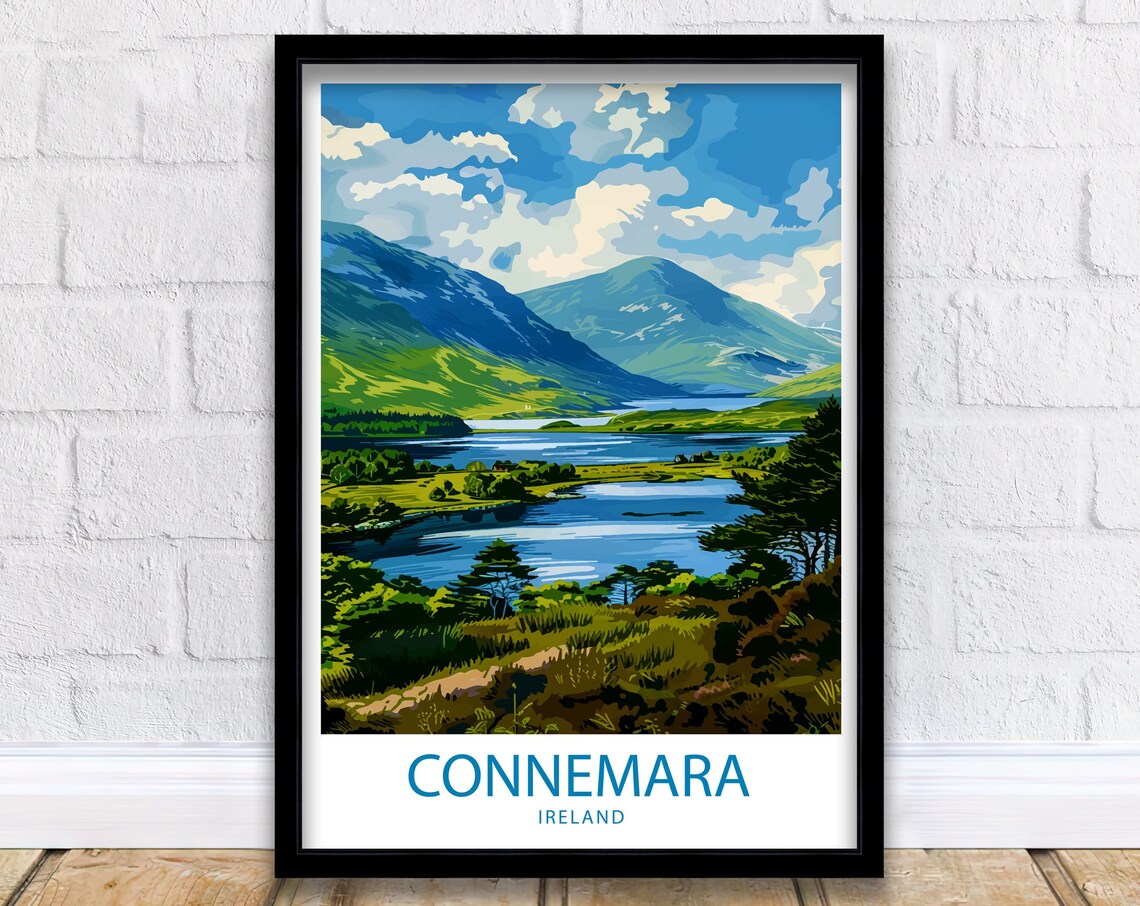 Connemara Travel Poster, Ireland Wall Decor - Image 6