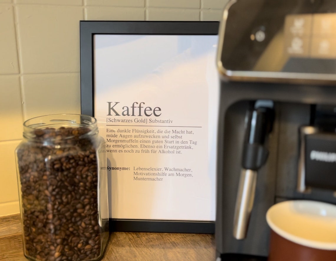 Coffee Definition Poster, Kitchen Decor - Image 3