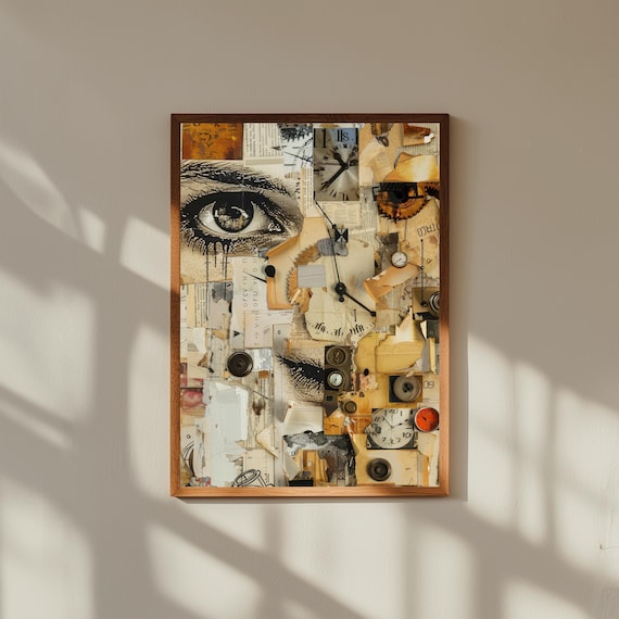 Cubist Art Print Abstract Geometric Modern Home Decor