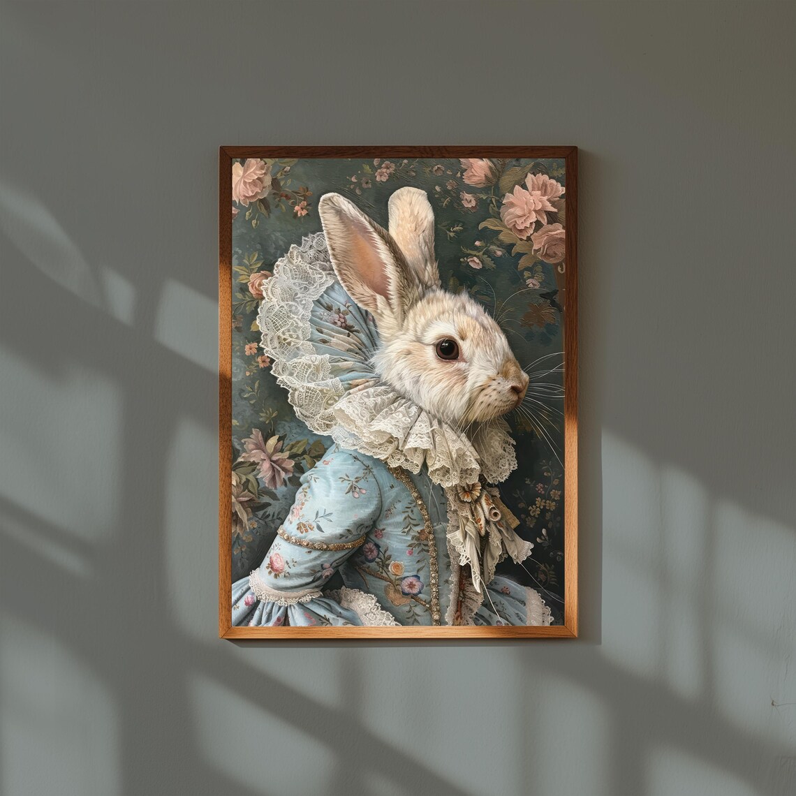 Animal In Suit Whimsical Victorian Pet Portrait Art Print