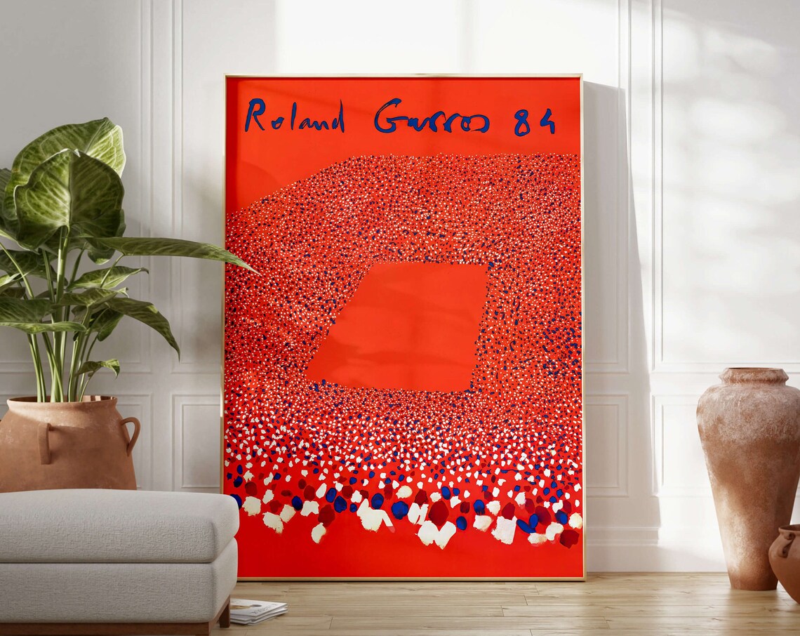 Roland Garros French Open 1984 Poster Print