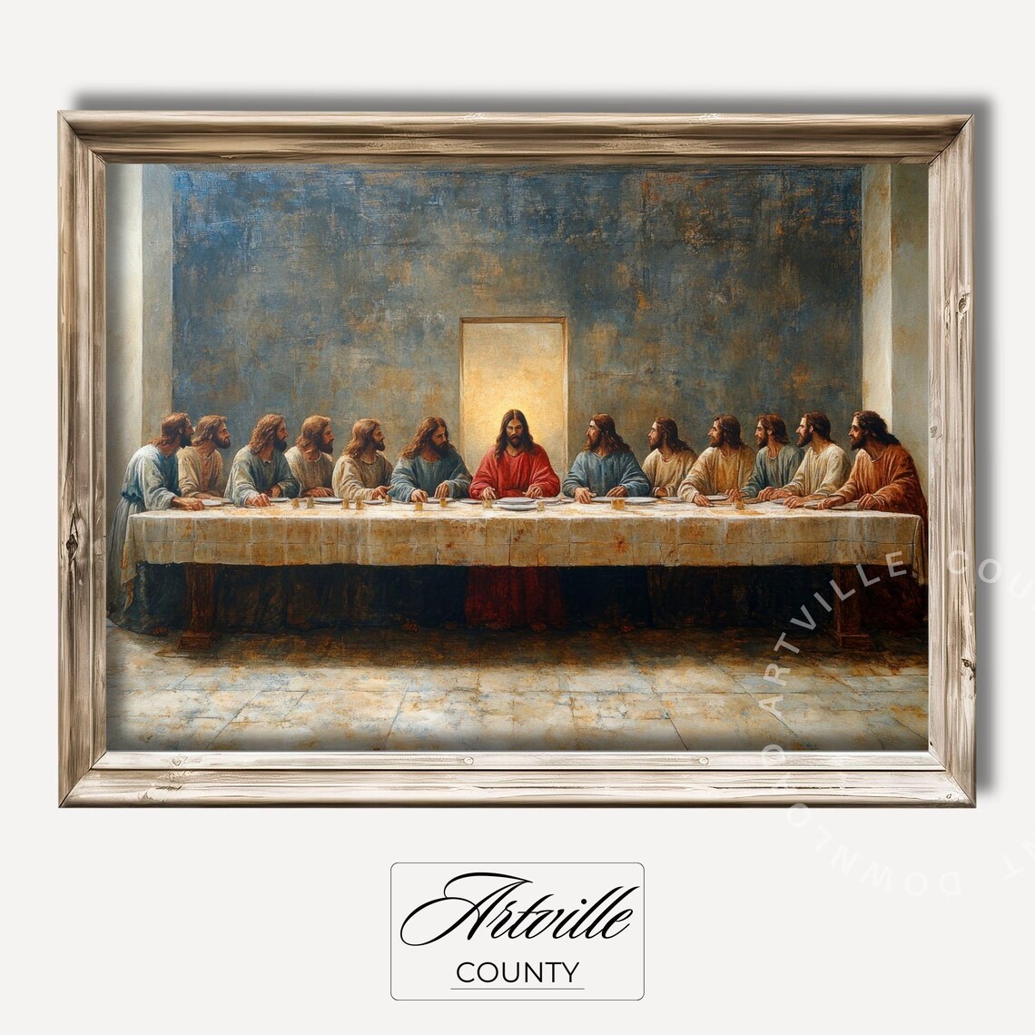 The Last Supper Vintage Renaissance Art Print