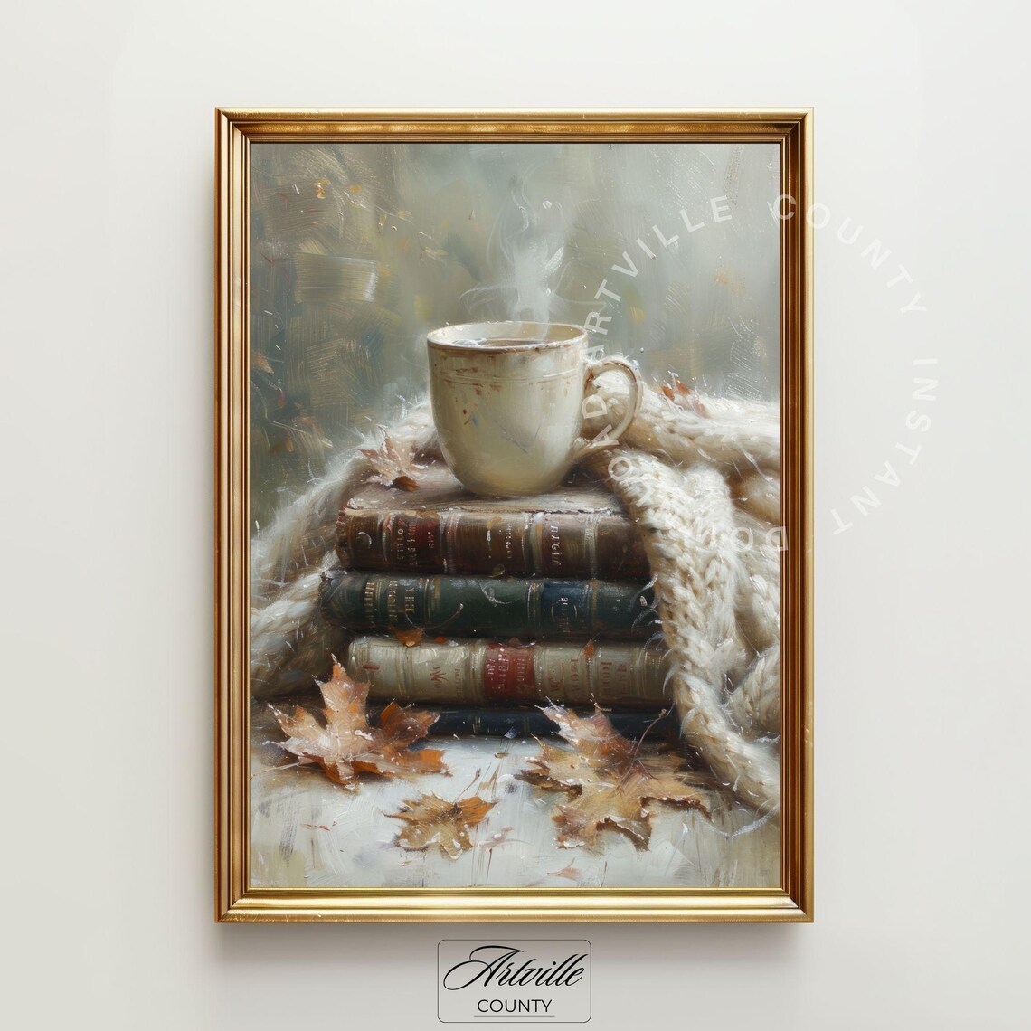 Antique Teacup Vintage English Book Art Print - Image 2