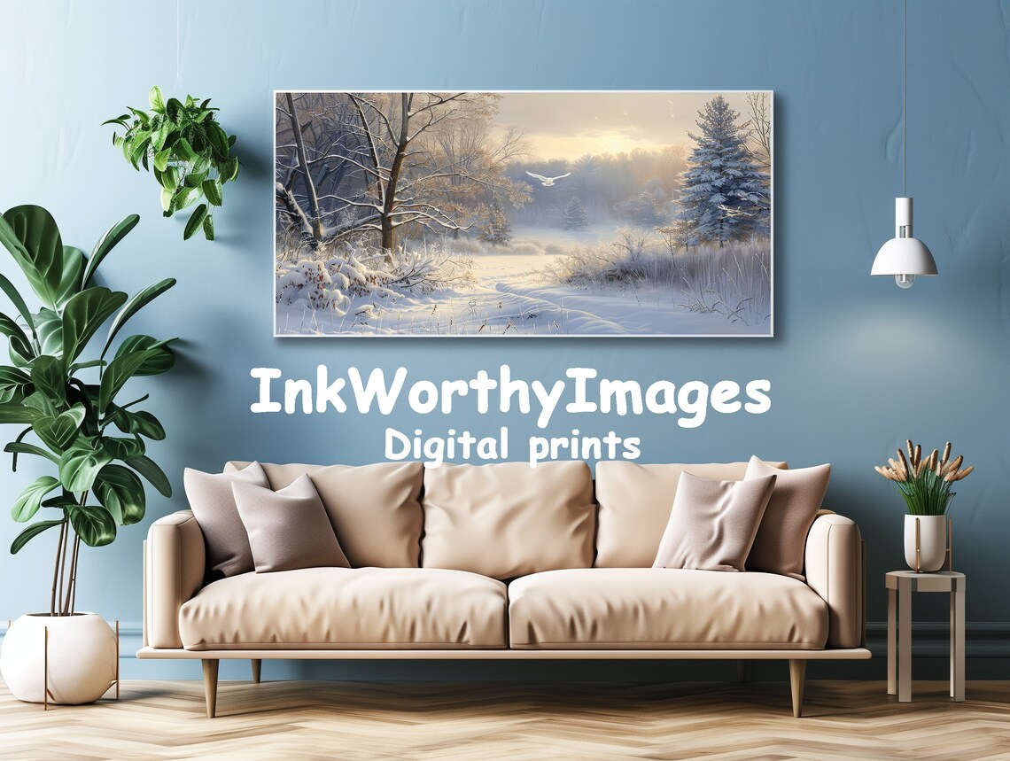 Winter Wonderland - Contemporary Travel Poster - Image 3