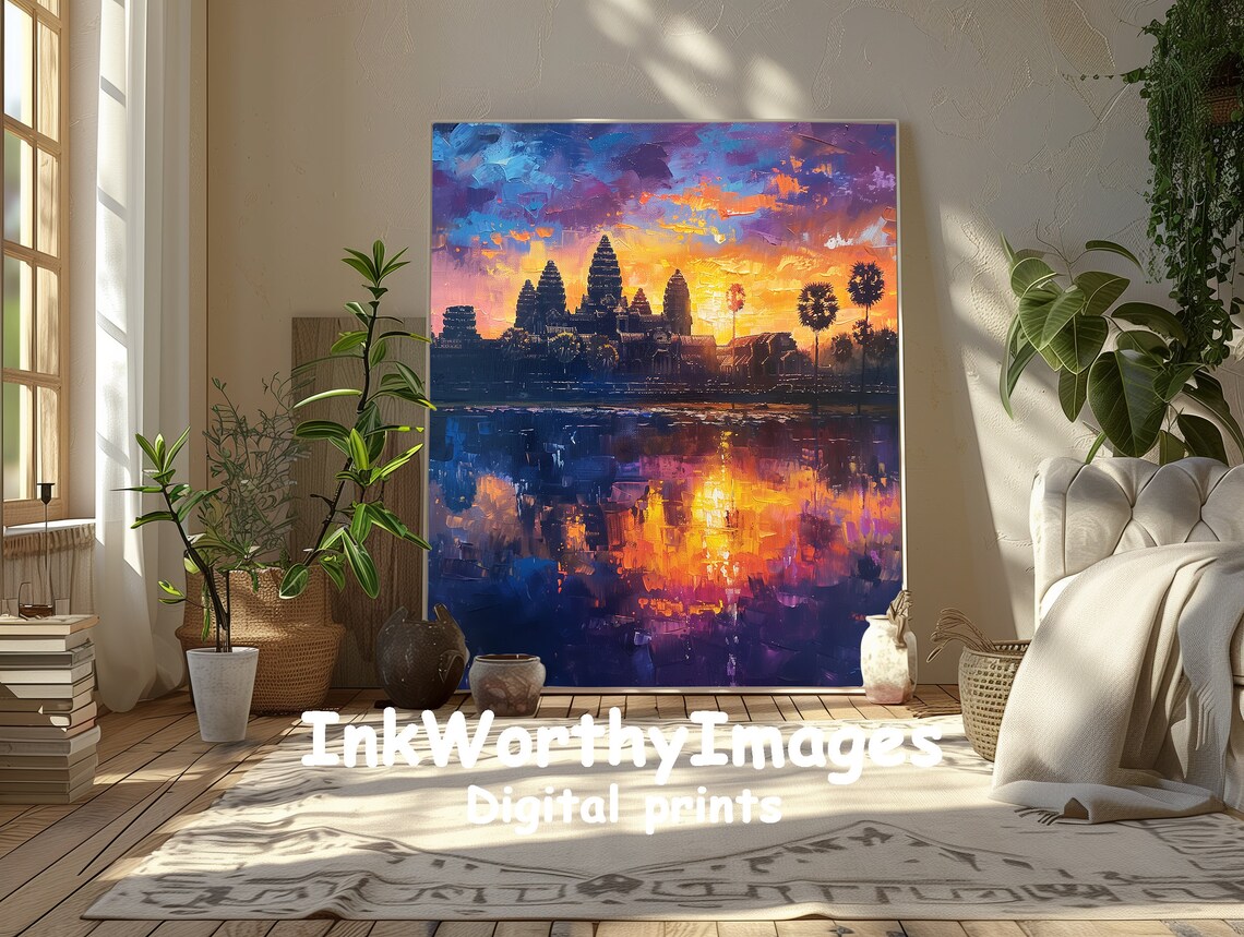 Angkor Wat Sunrise, Cambodian Landmark Reflections - Image 5