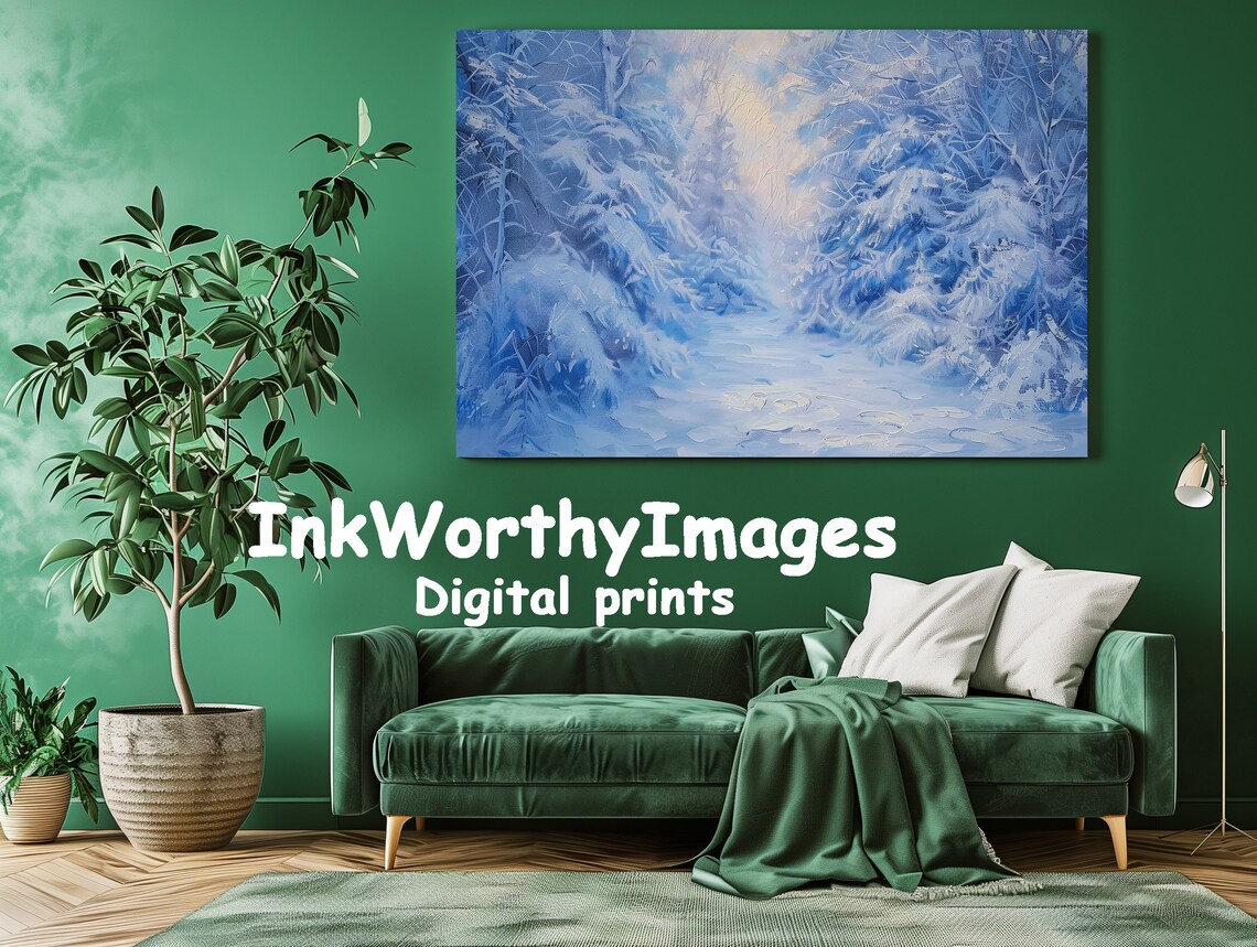 Winter Wonderland - Contemporary Travel Poster - Image 3