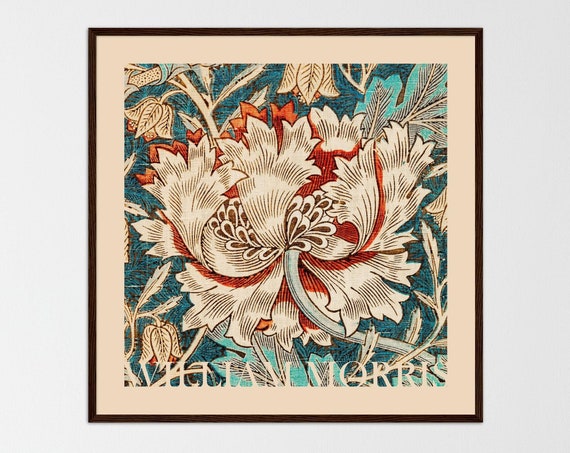 William Morris Botanical Art Nouveau Poster