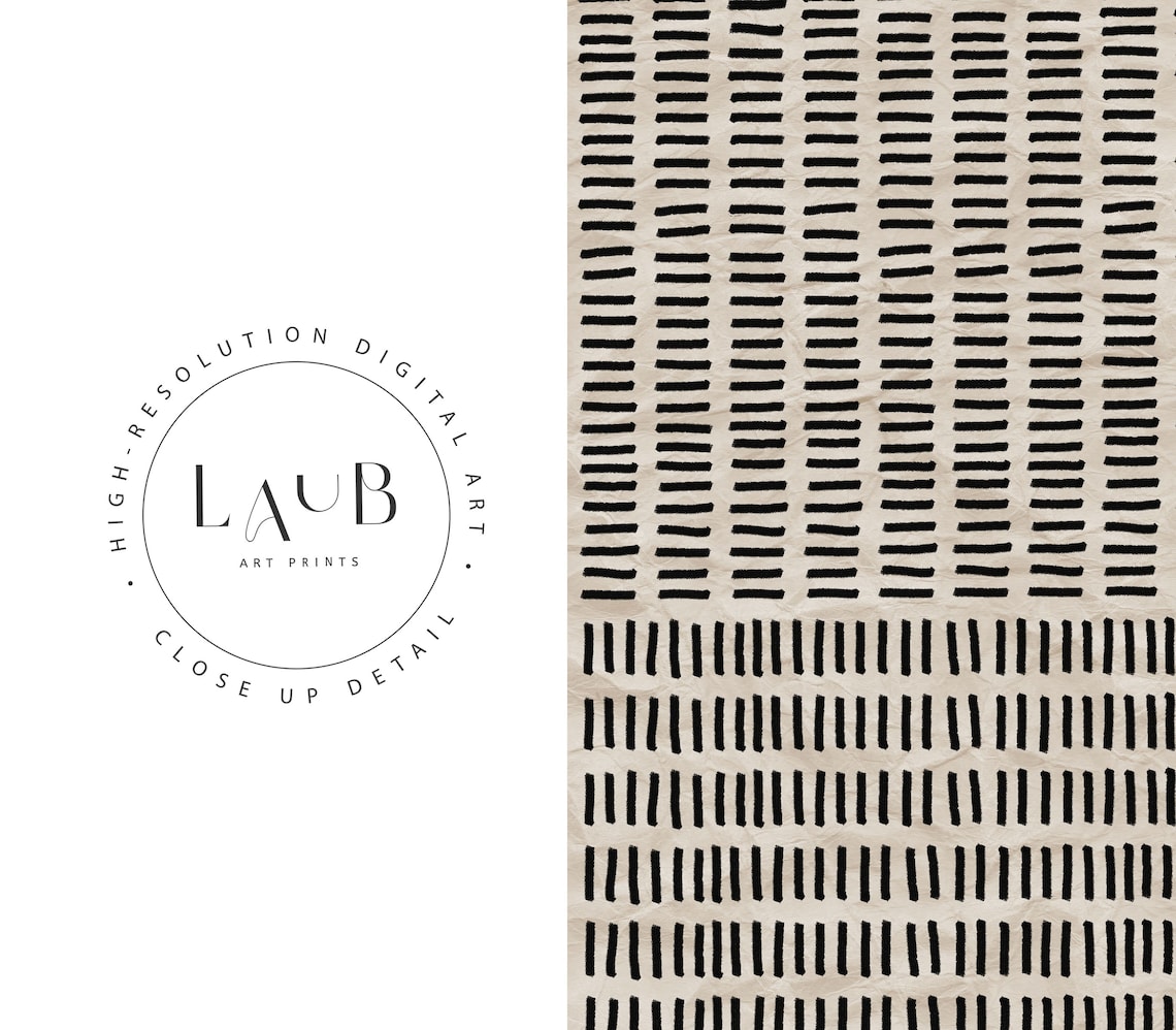 Beige Abstract Minimalist Wall Art, Japandi Poster - Image 3