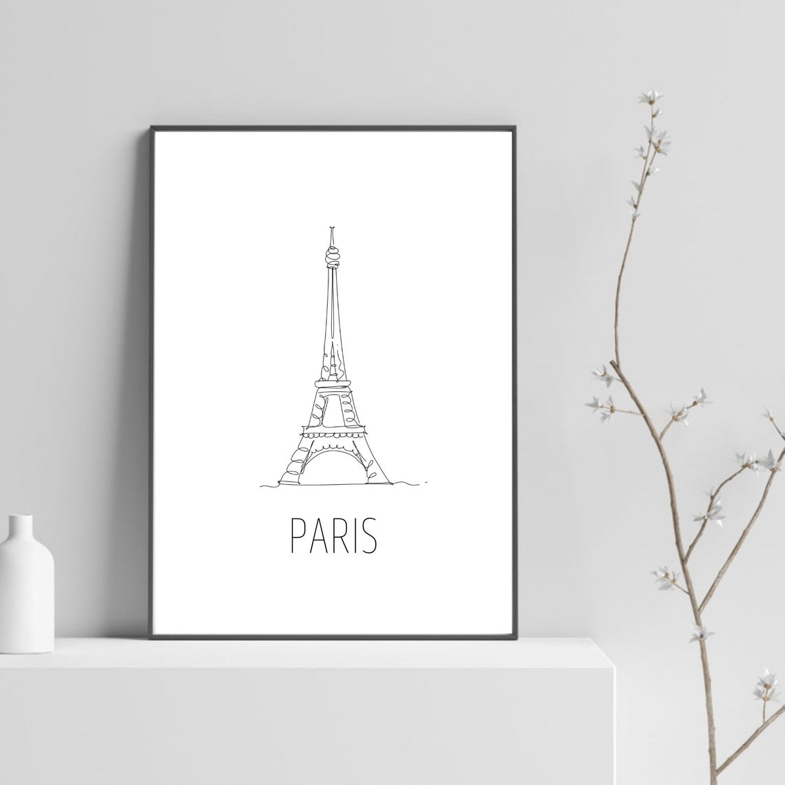 Paris Print Eiffel Tower Print Poster