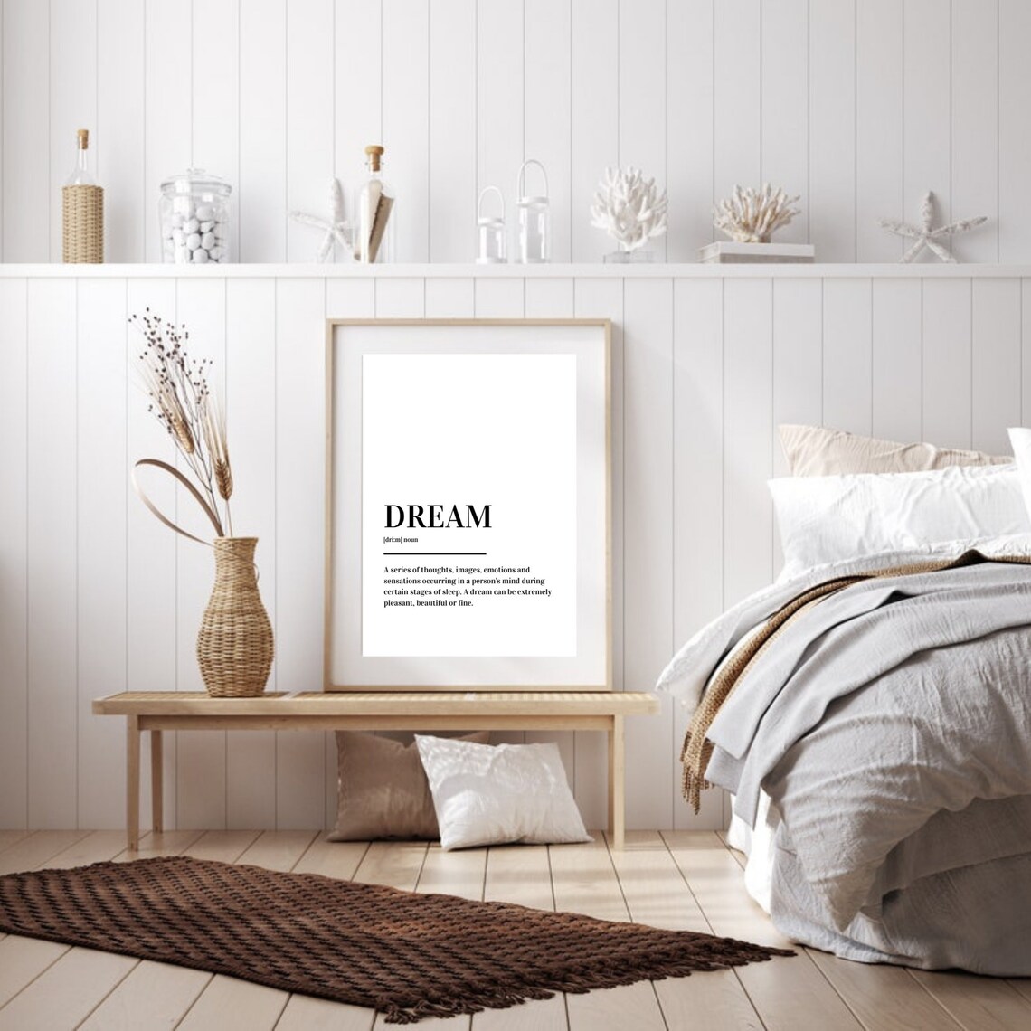 Dream Definition Poster About Sleep And Sweet Dreams Minimalist Decor - Image 5