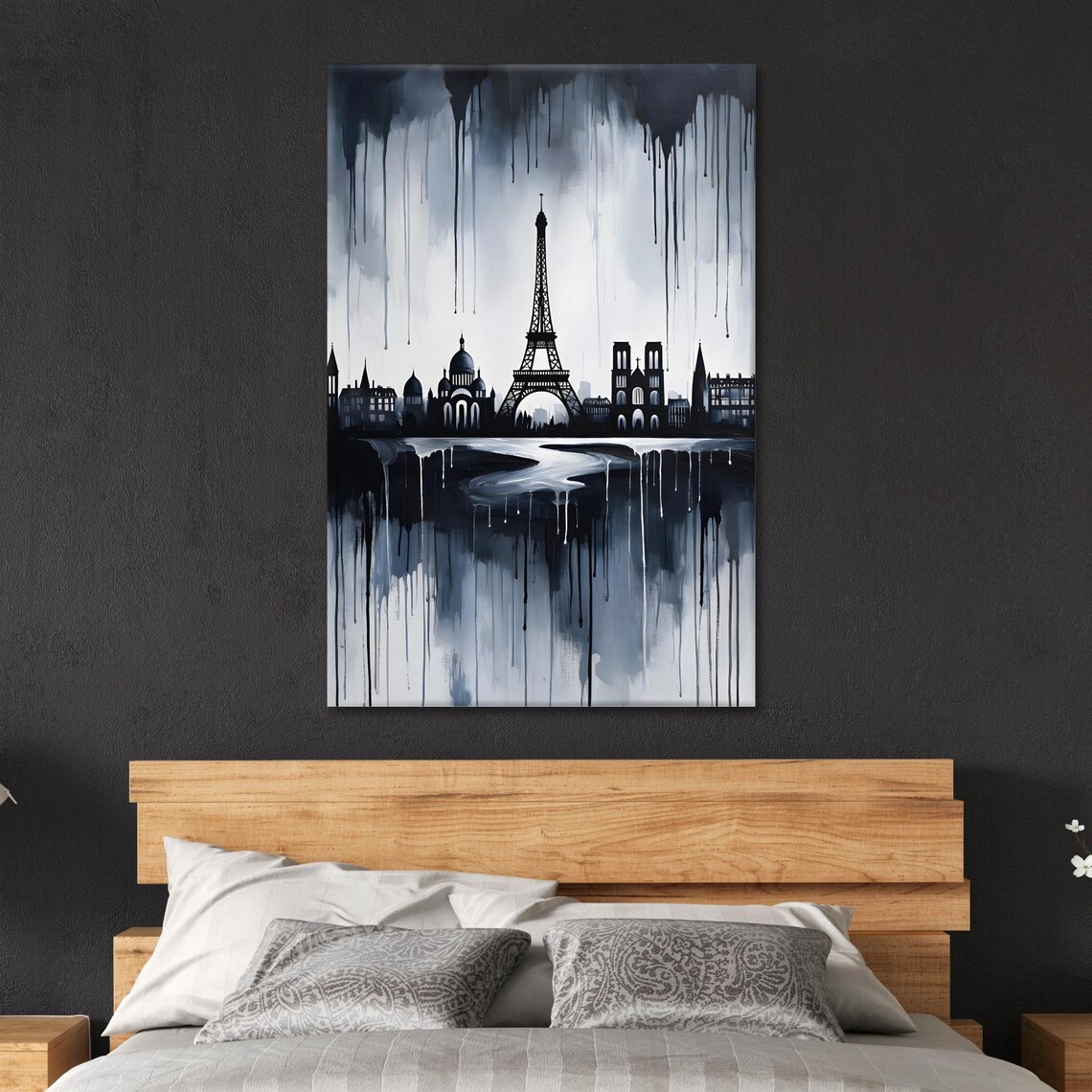 Paris Art Print, Eiffel Tower and Champ De Mars - Image 3