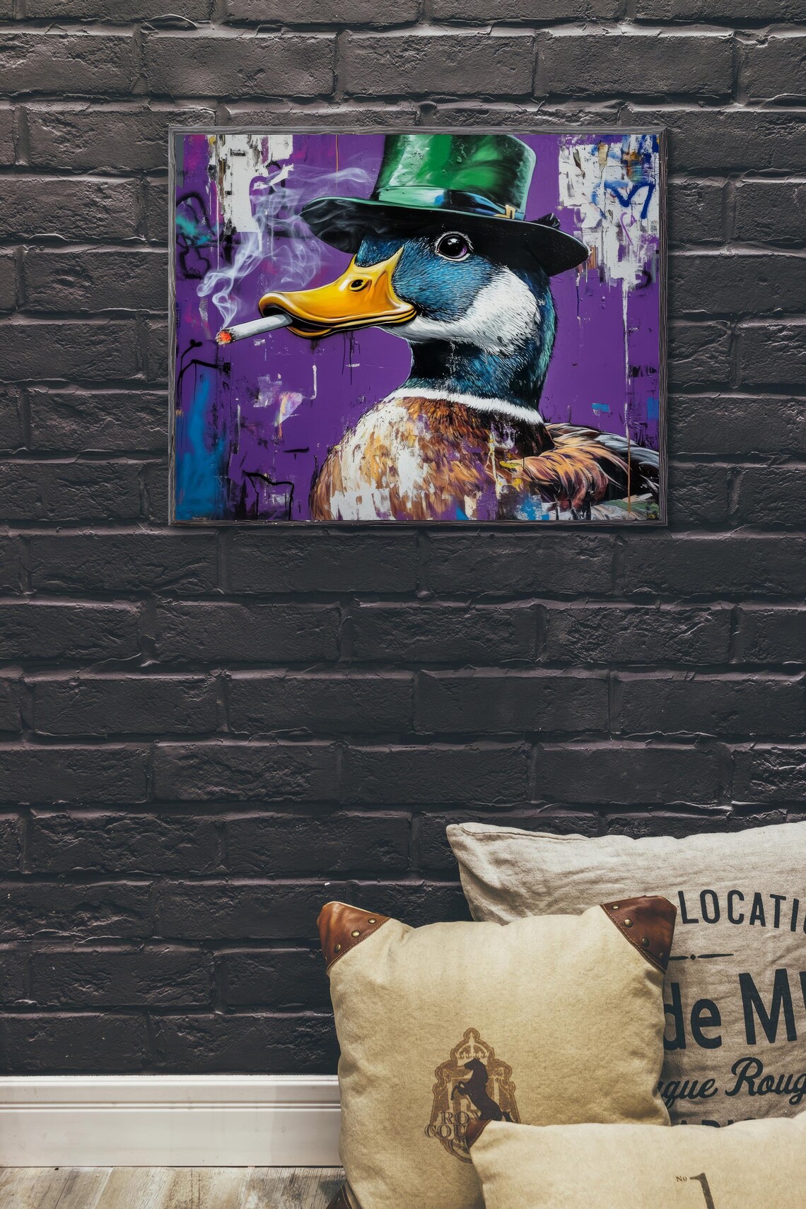 Duck Print, Funny Animal Graffiti Street Style - Image 4