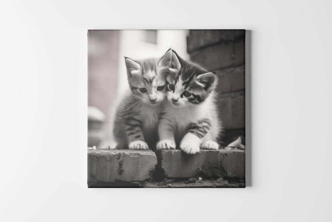 Cute Cat Couple, Nursery Valentine Poster - Image 3