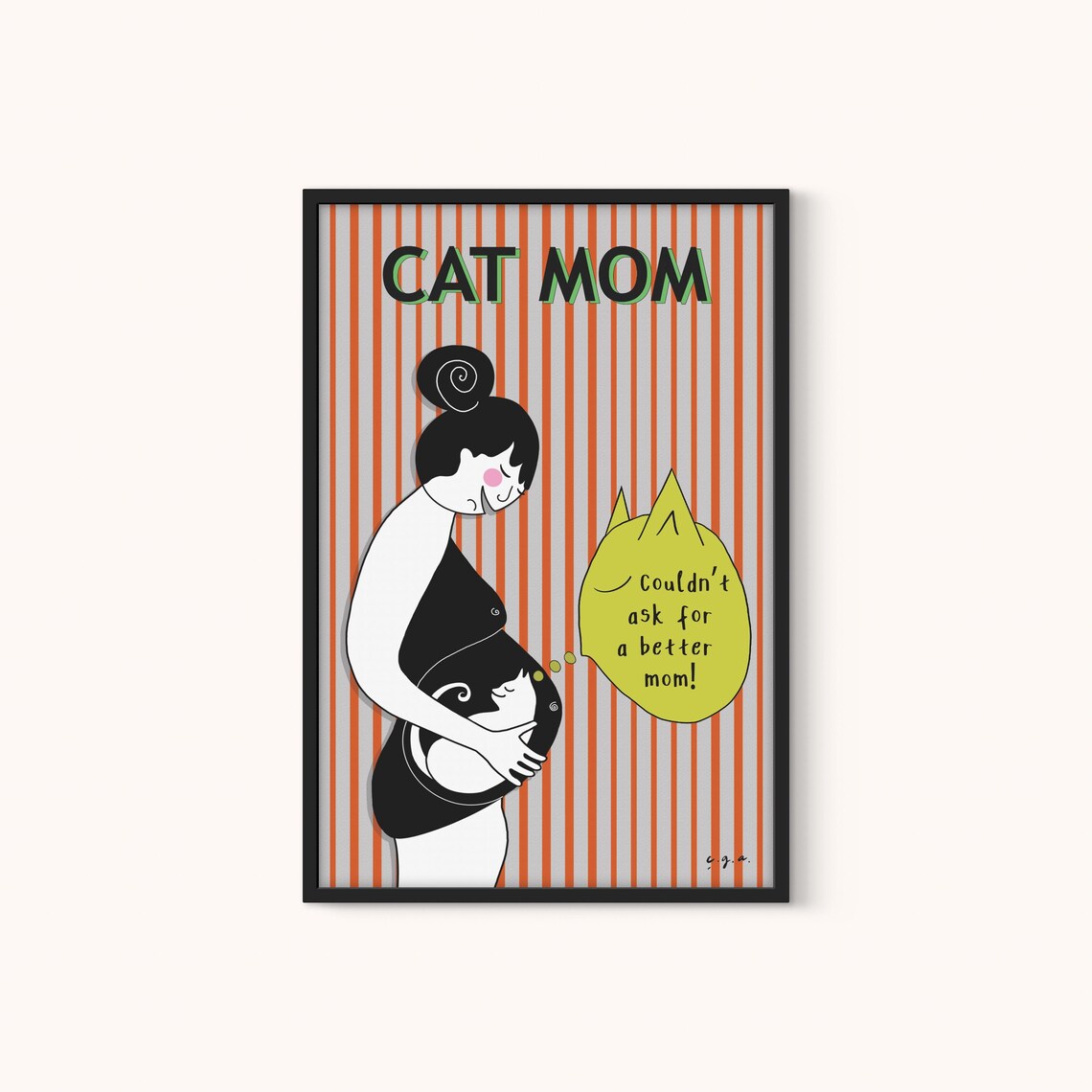Cat Mom, Mother’s Day Kitty Message From My Cat