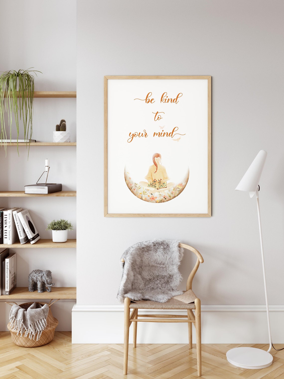 Be Kind To Your Mind Mindfulness And Self Love Quote Art Print - Image 2