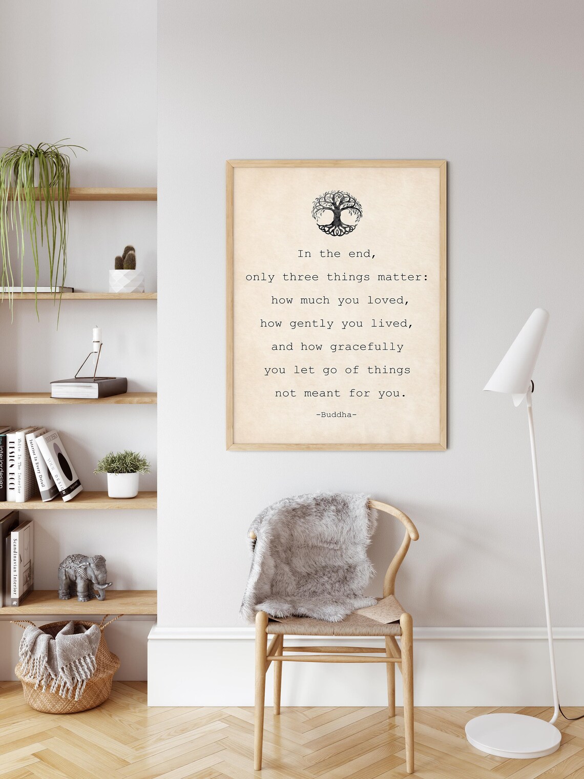 Buddha Quote Poster, Zen Spiritual Wall Art - Image 2
