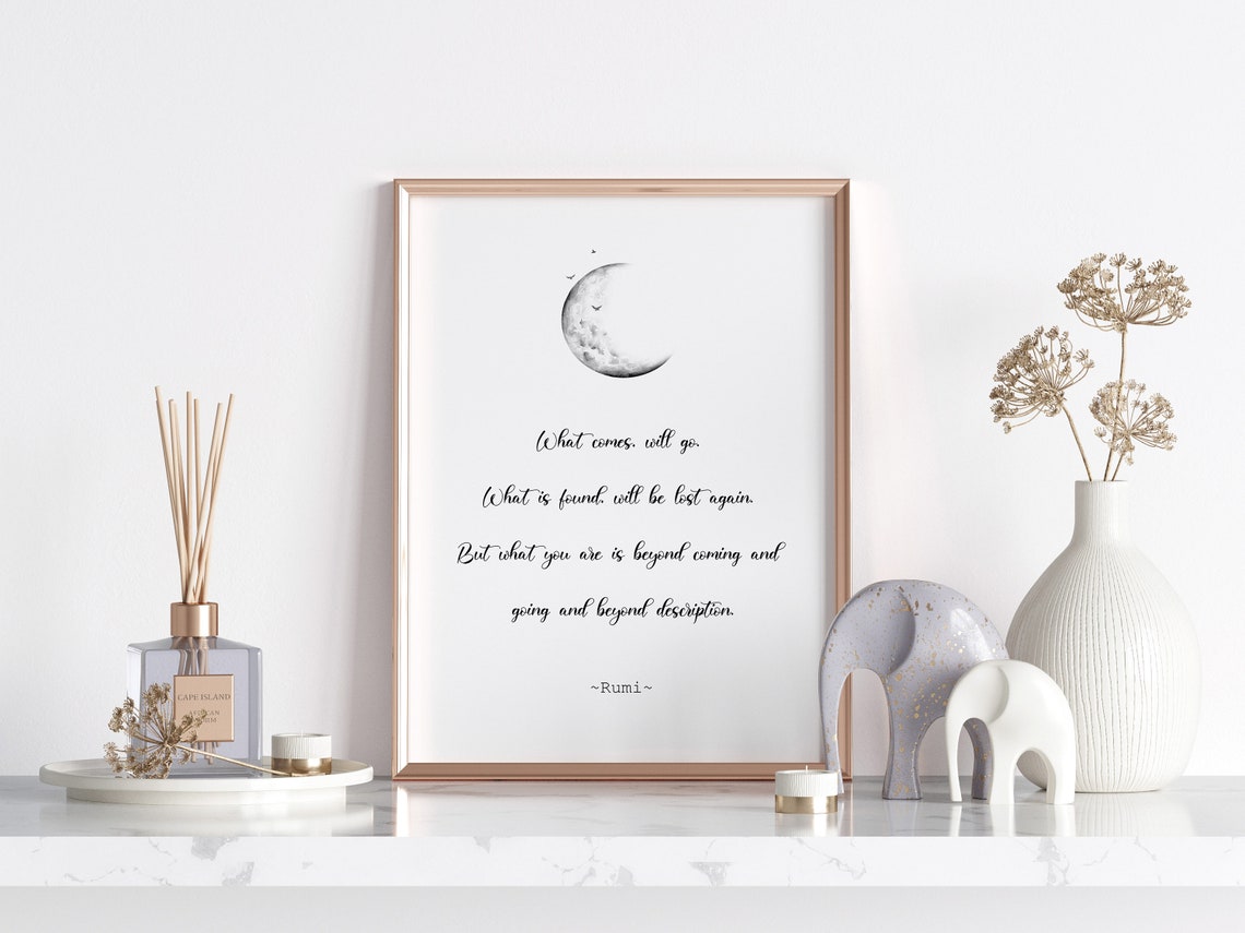 Rumi Quote Print For Spiritual Decor - Image 3
