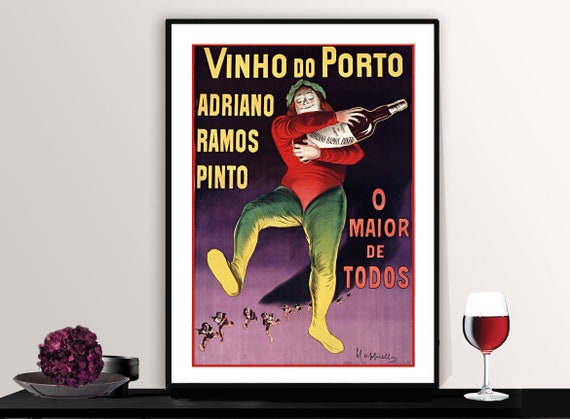 Vinho De Porto Vintage Fooddrink Poster By Leonetto Cappiello Poster Paper Or Print Gift Idea Wall Decor
