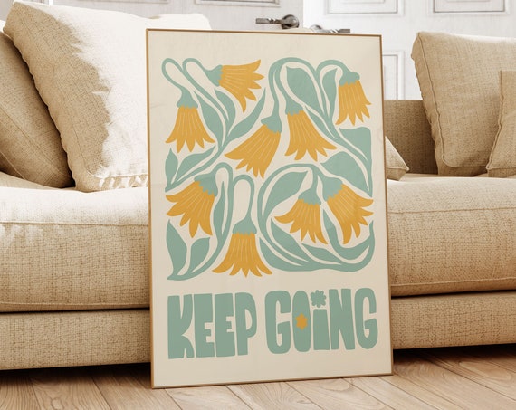Colourful Flower Market Henri Matisse Watercolour Print Boho Home Decor Plant Wall Art Pastel Colour Vintage Exhibition Flower Art Print